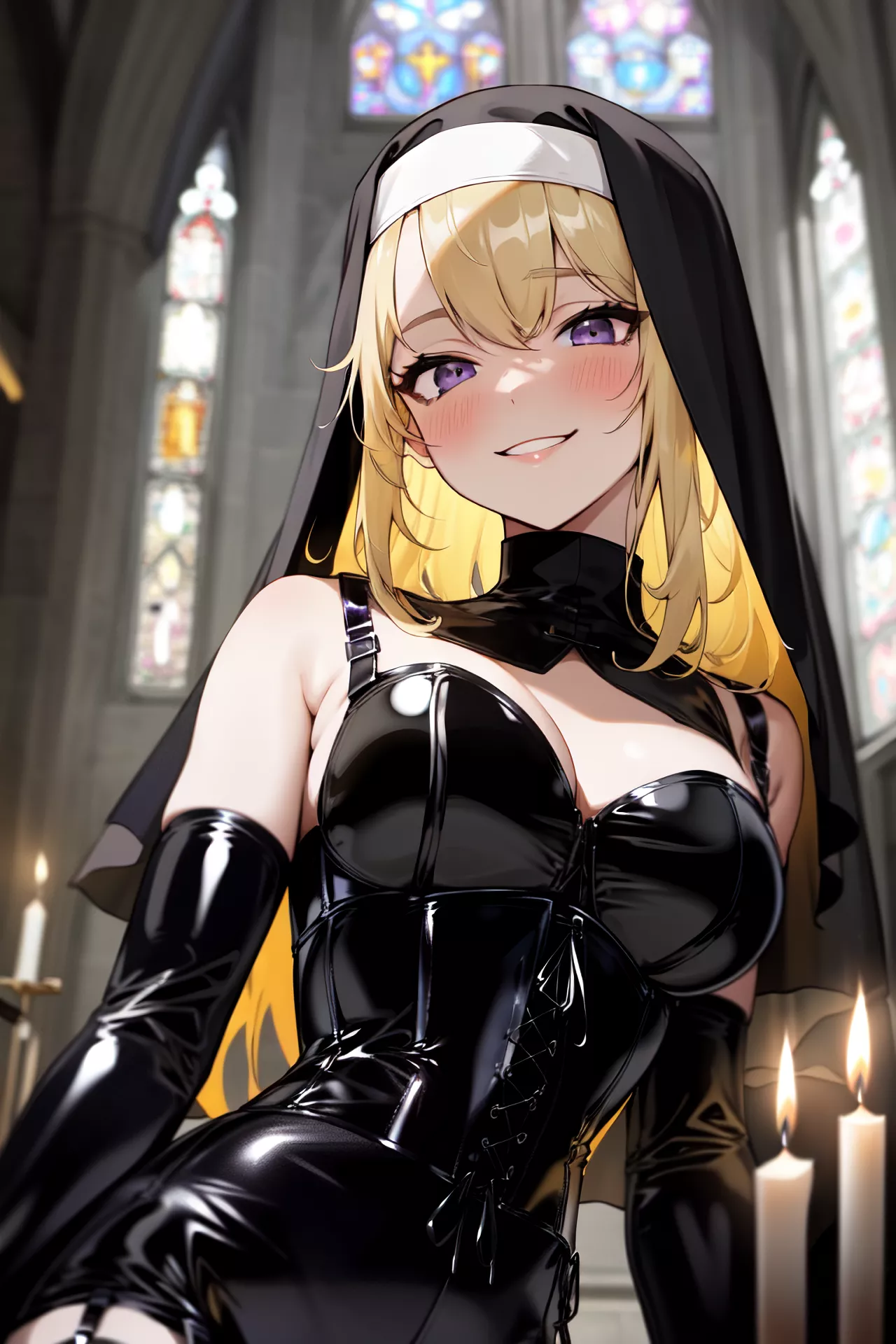 Cathedral Nun posted by CheetahSperm18