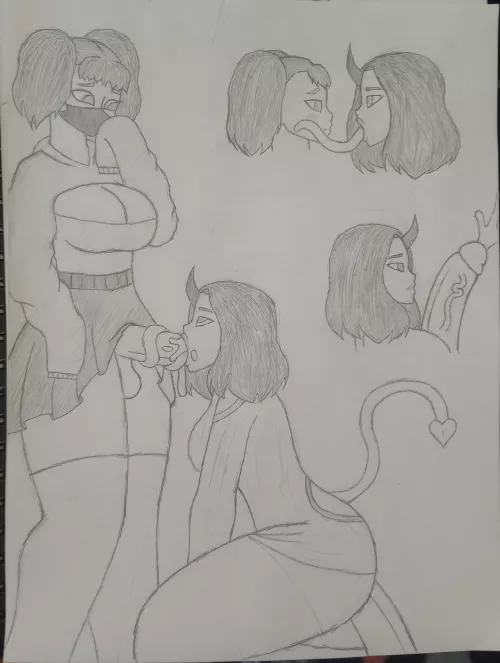 Demon blowjob by mrman69696