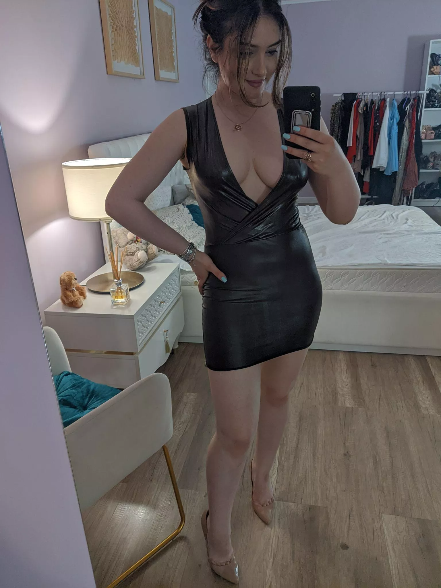 Do you like a girl in black tight dress? posted by Madelene__Rey