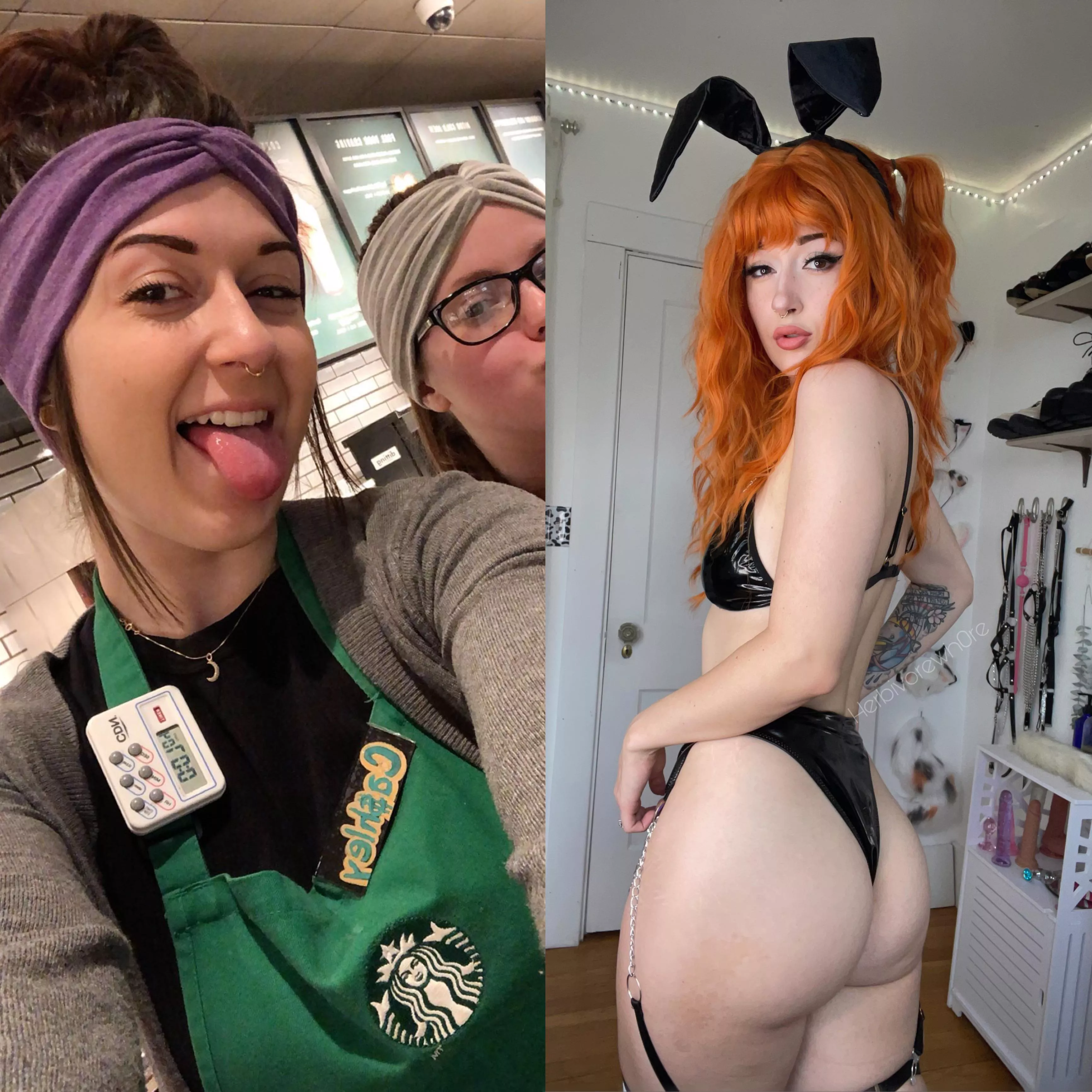 Don’t tell my pastor dad that I got an online job this year… 🤪 posted by Herbivorewh0re