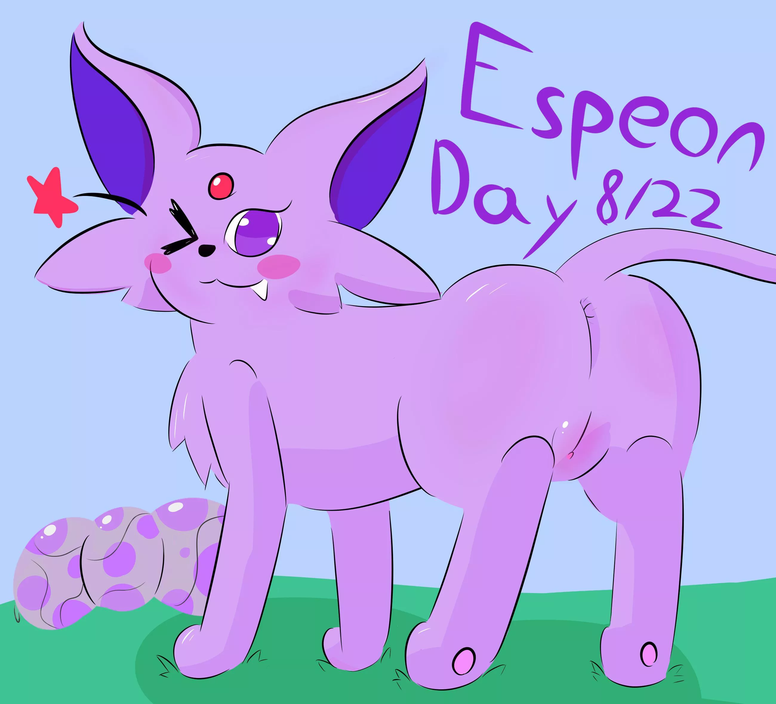 Espeon booty for espeon day (OC) [F] posted by Mew_aka_Trupon
