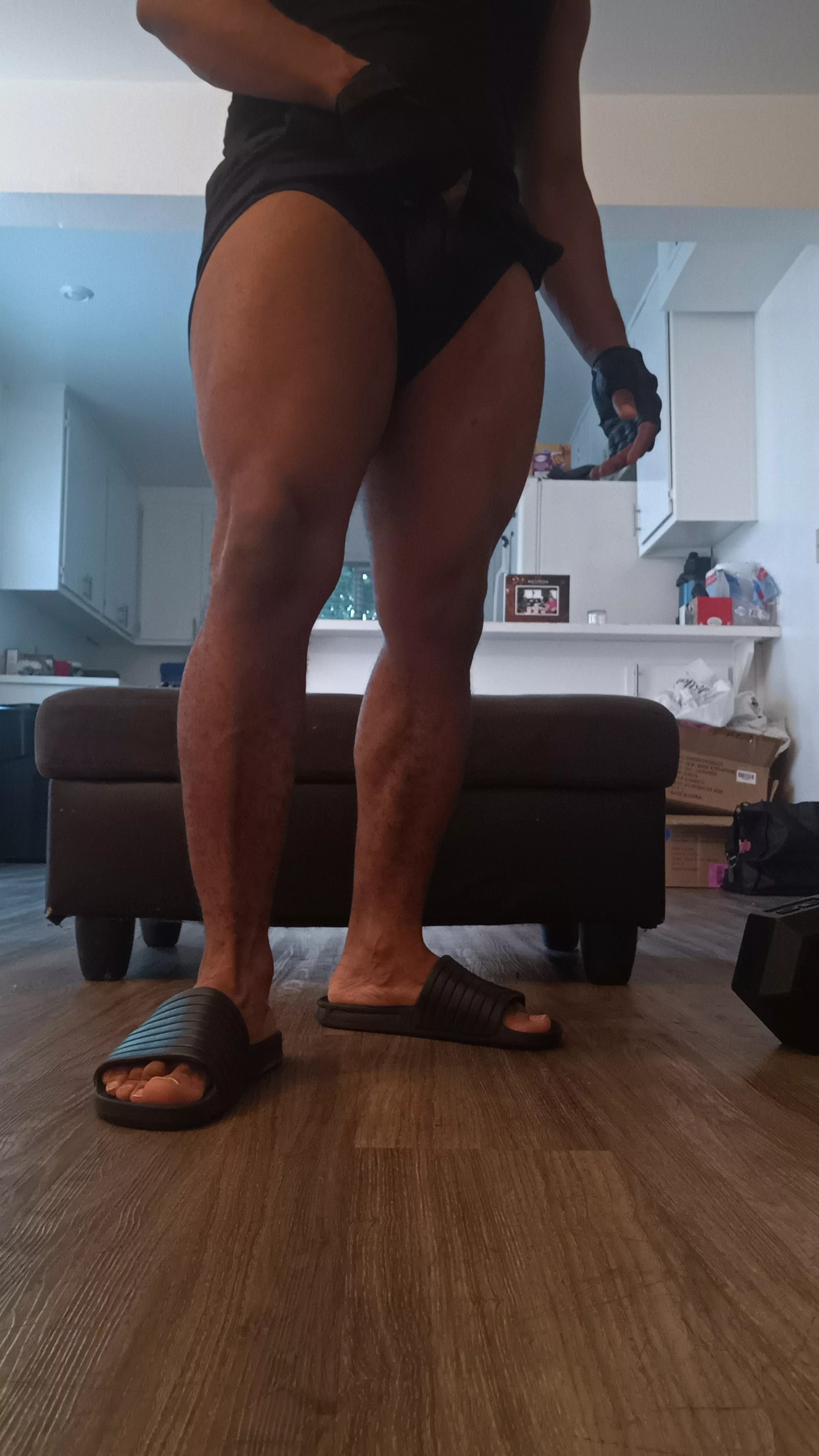 Had to do Leg Day at home today. posted by legionivory