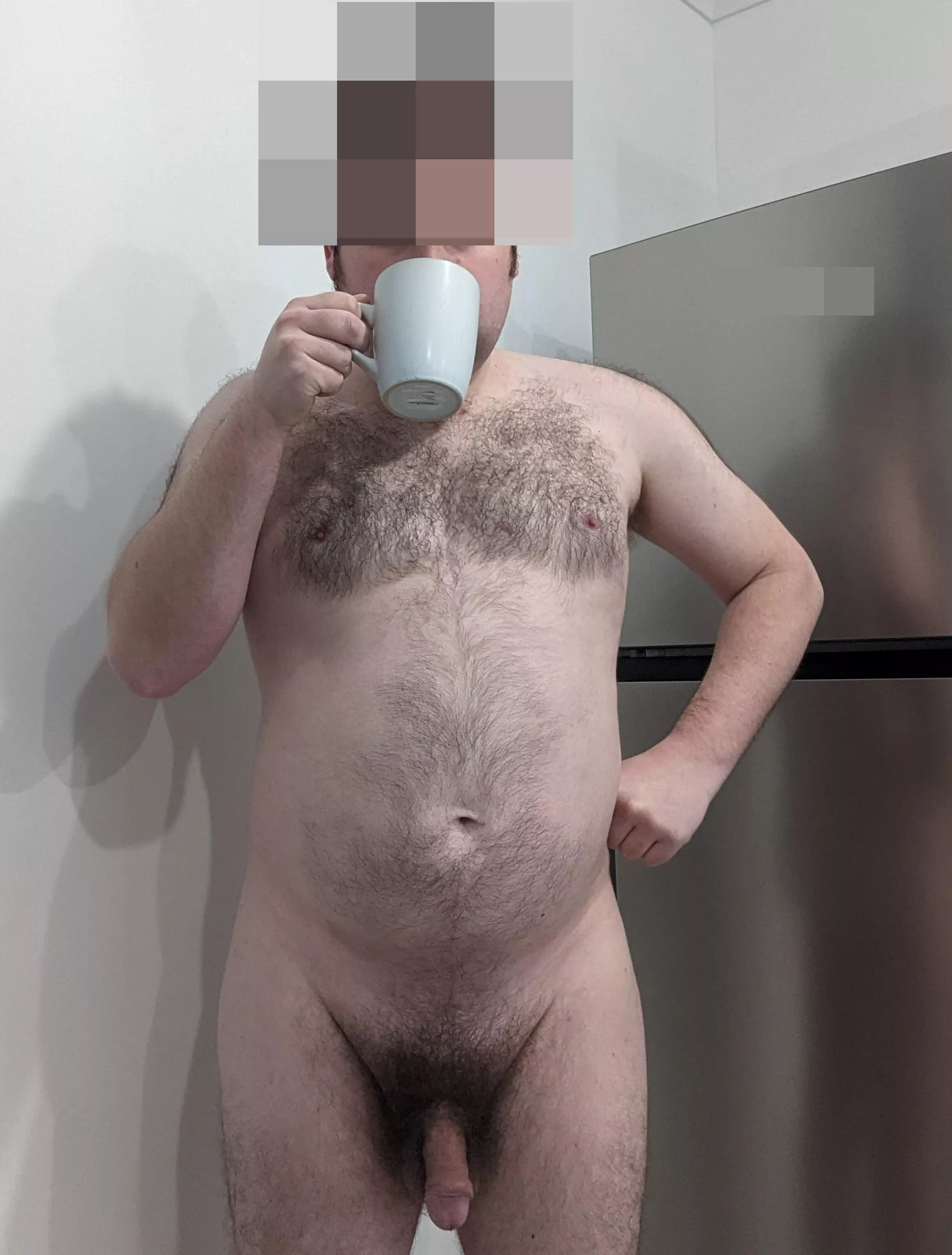 Happy nudist. Nice afternoon tea posted by captainnudist