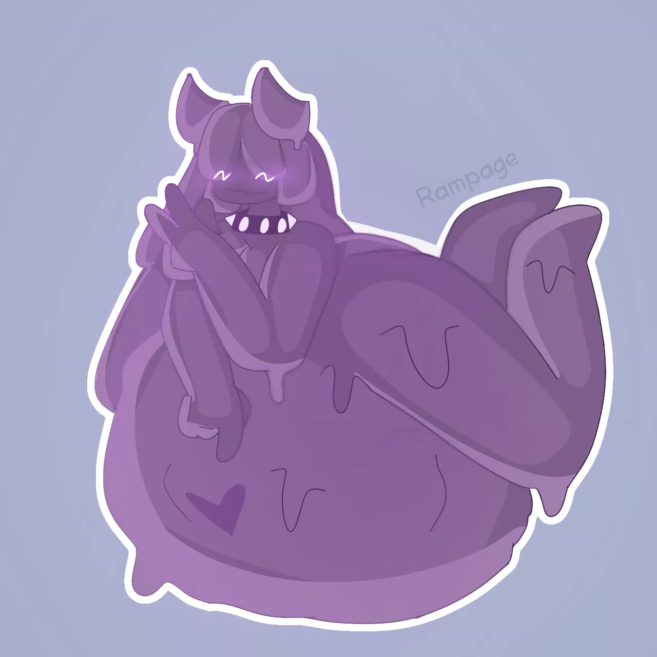 {Image} What a big meal [OC] posted by Maxine_Rampage