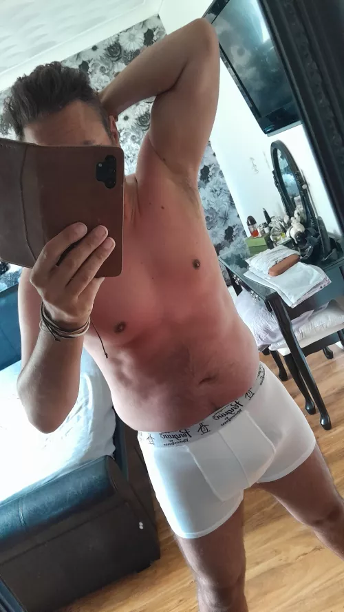 Is 44 considered too old to still be taking mirror selfies? 🤳😁 by longstaff82