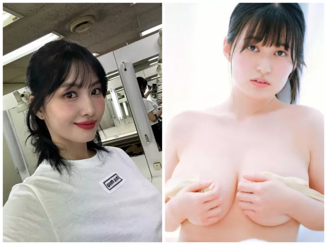 Miri Ichika is the answer to the question what Momo would look like as a thicker gravure idol. Does anyone know a jav lookalike as well? by thisrandomguyX