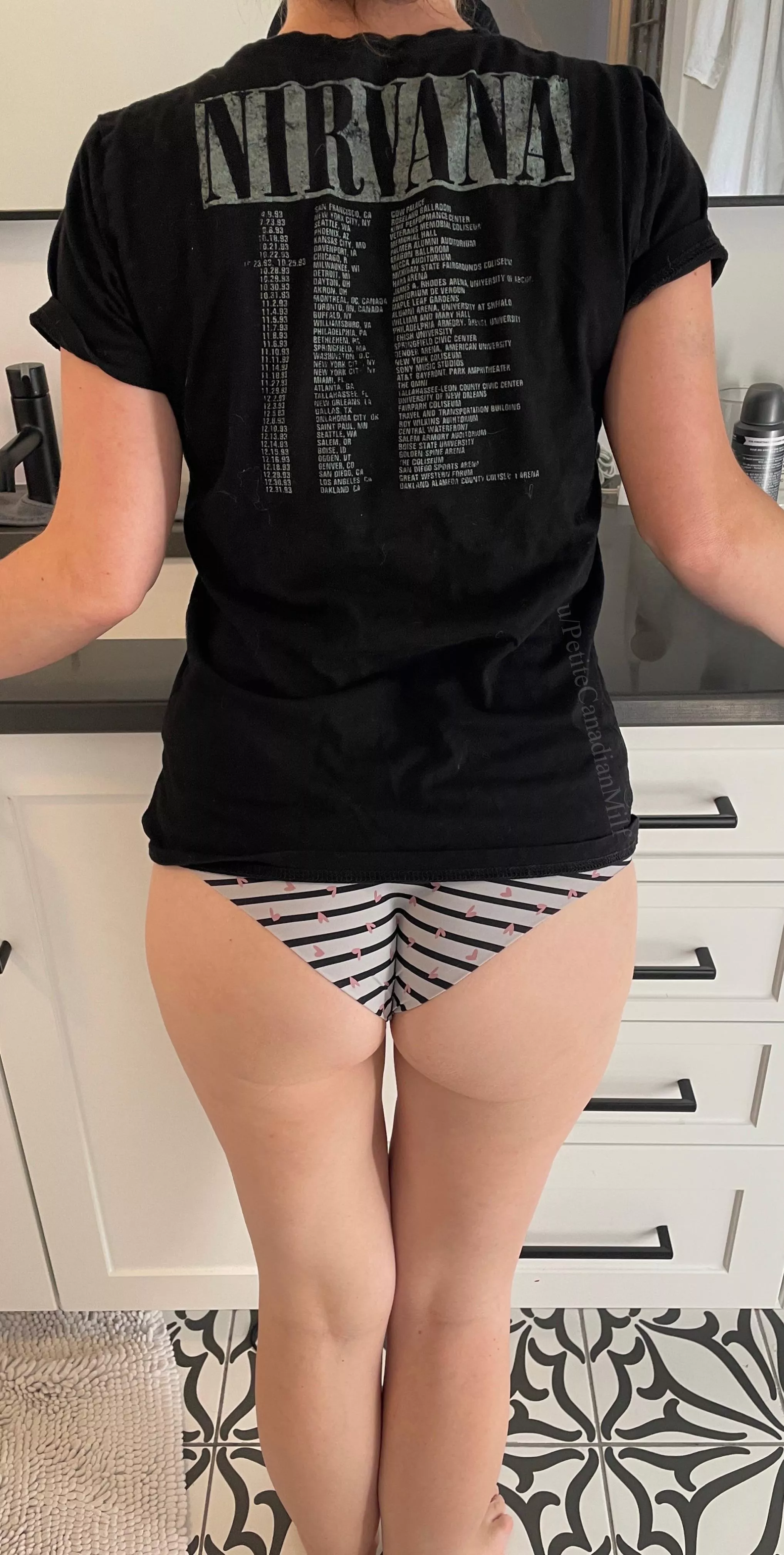 Stripes and good music posted by PetiteCanadianMilf