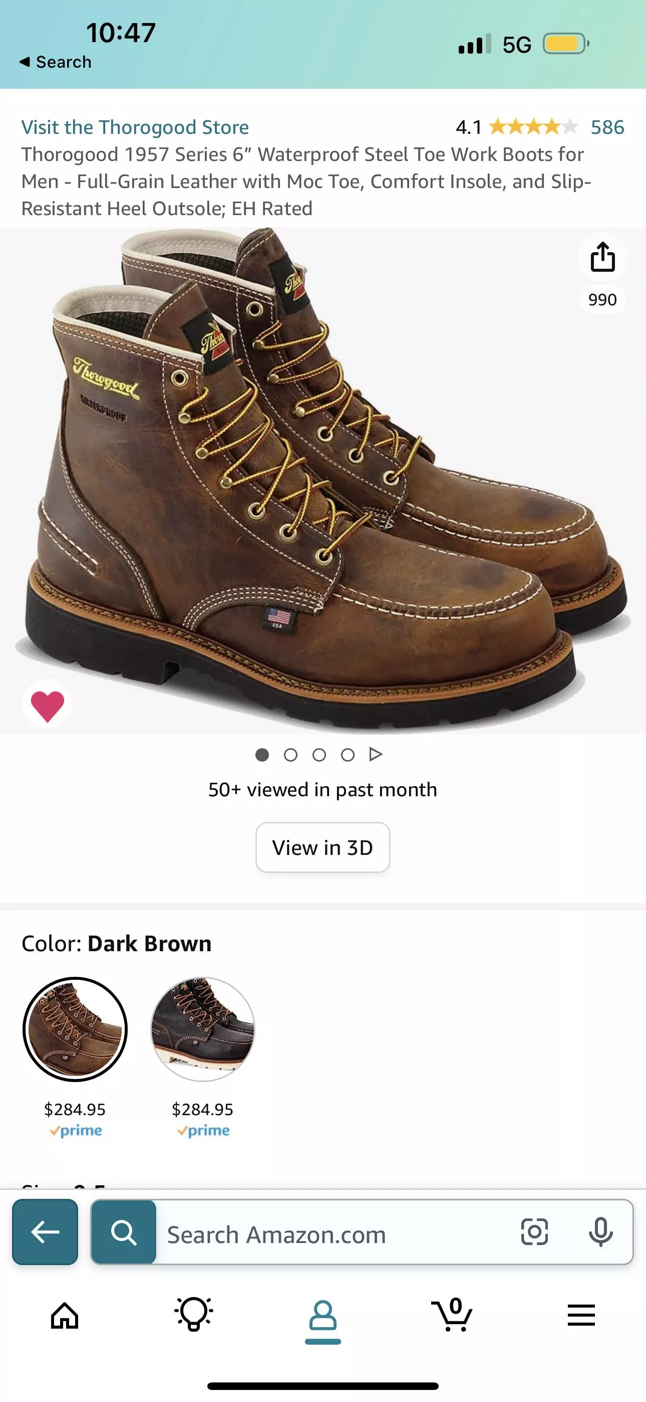 Thorogood Moc Toe posted by UnableBit878