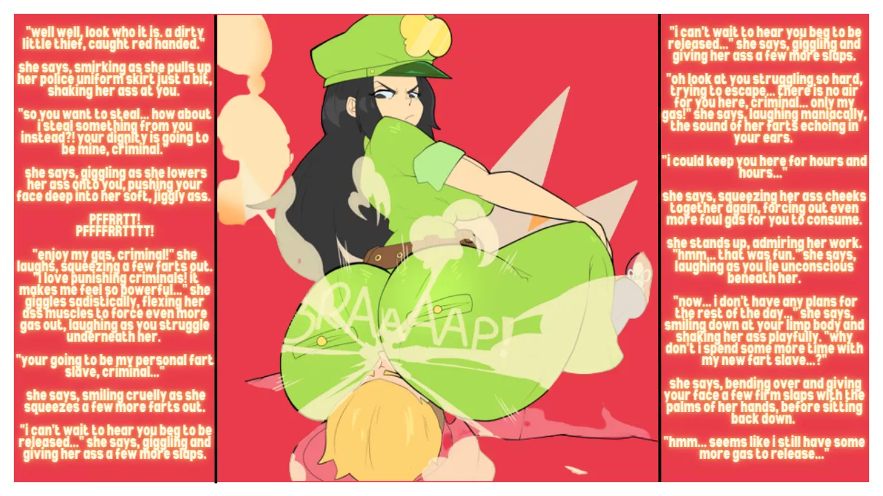 Turned Into An Officer's Fart Slave [ Farting ] [ Ass sniffing ] ( Artist : ReplusiveProto ) posted by Plastic_Ad6349