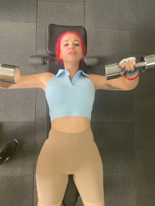 Working out by CharmingMistress