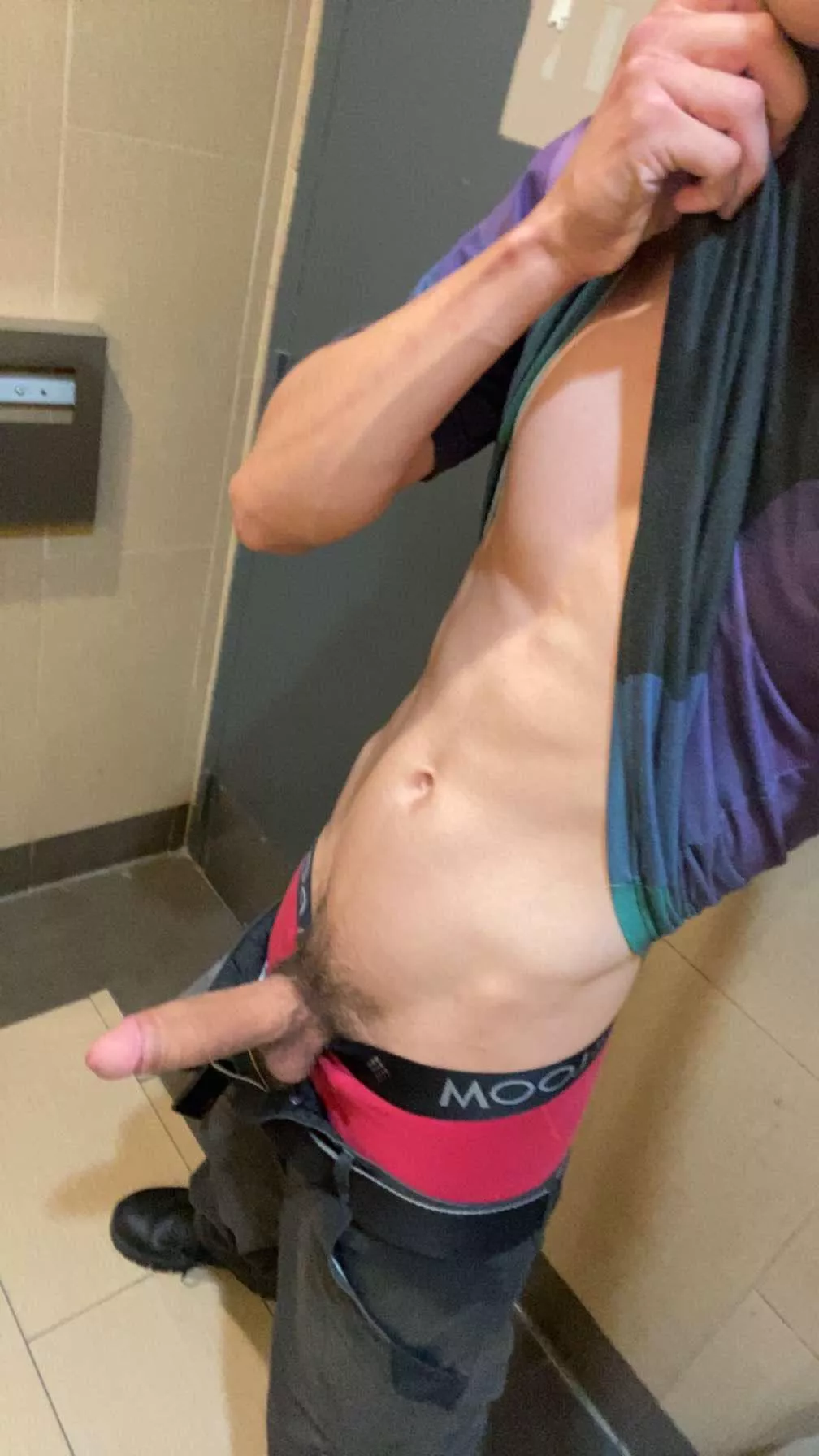 Young father hiding at work posted by rawwr1go