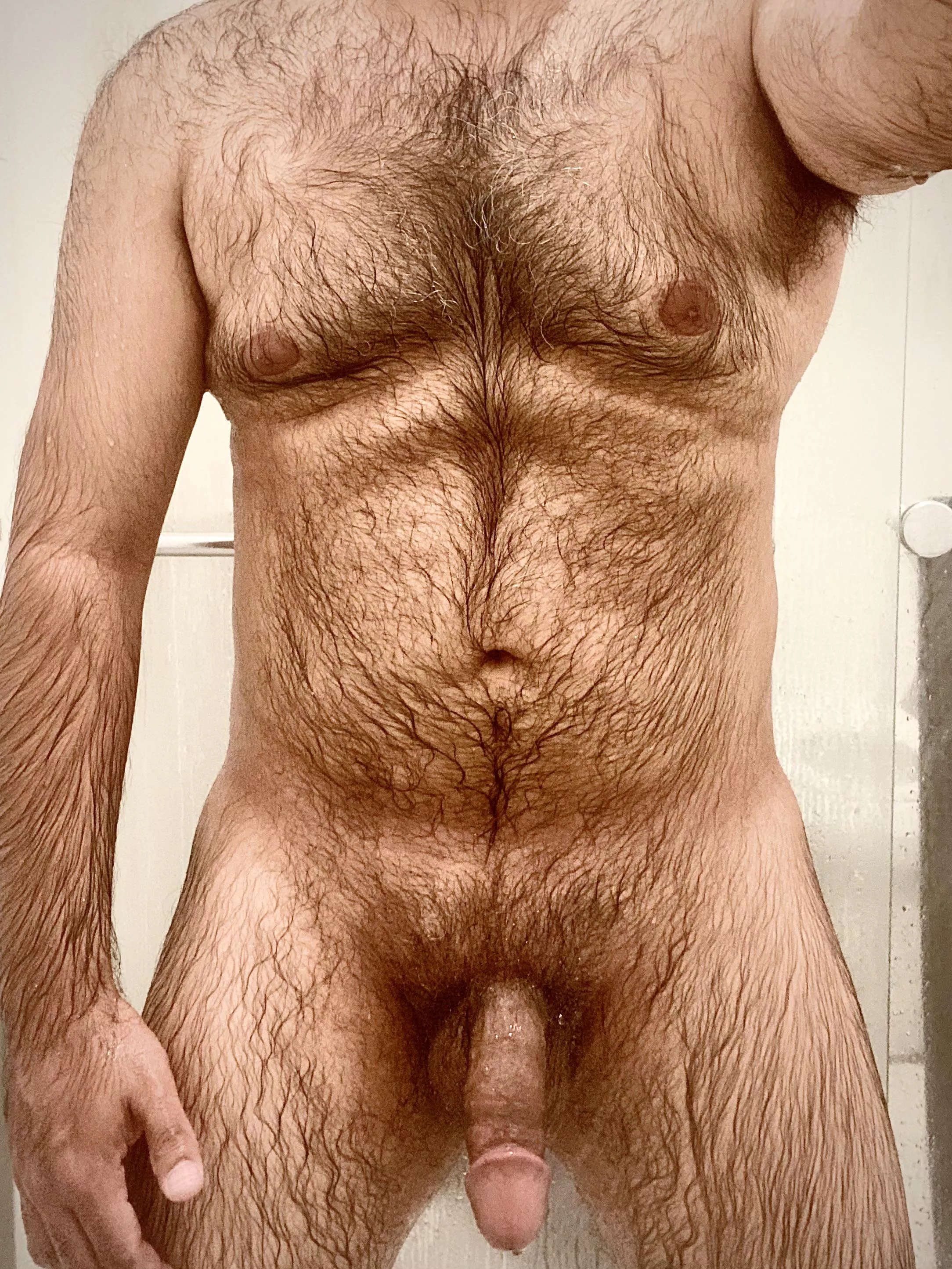 Anyone care to join this hairy, wet dadbod in the shower? posted by rybrady123
