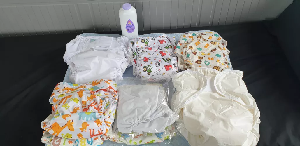 Cloth nappy collection by ChappieNappies