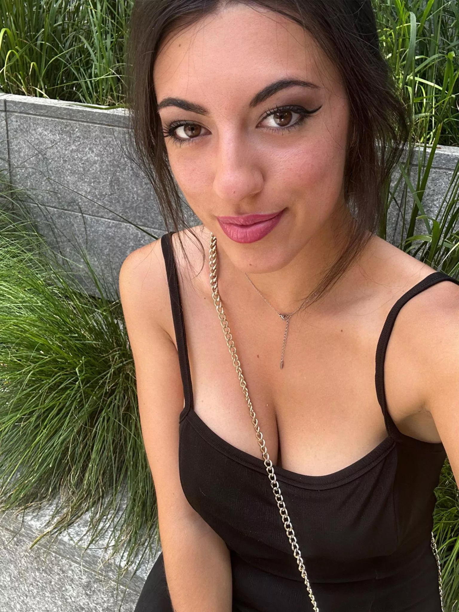 Feeling cute with this total black dress. posted by little__devill