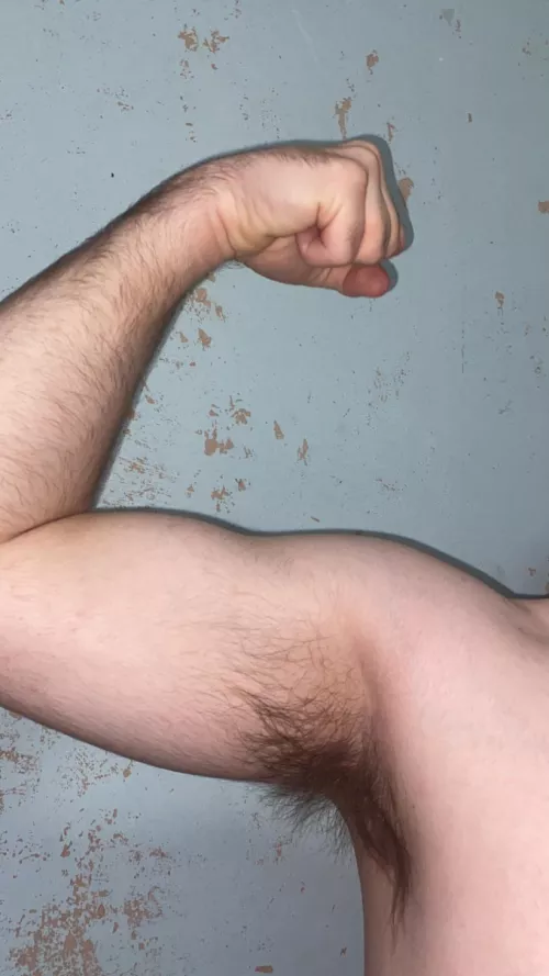 Flexing my bushy pits! by Comfortable-Pea-1930