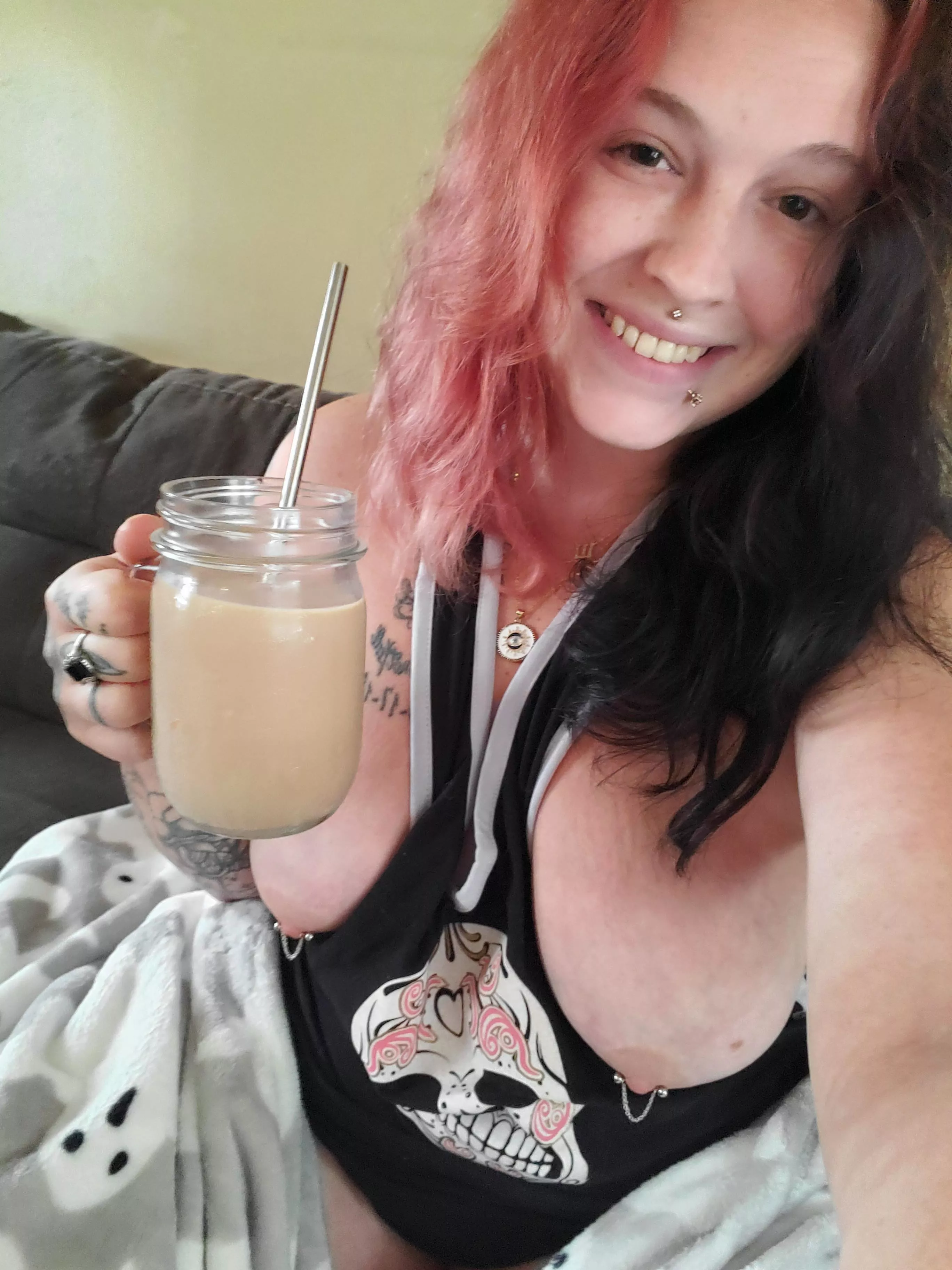 I could use a head between my legs while I enjoy my coffee posted by Lunaa_Jay