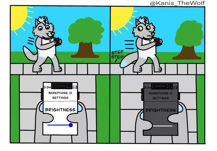 I just made a comic for the first time! by KanisTheArcticWolf