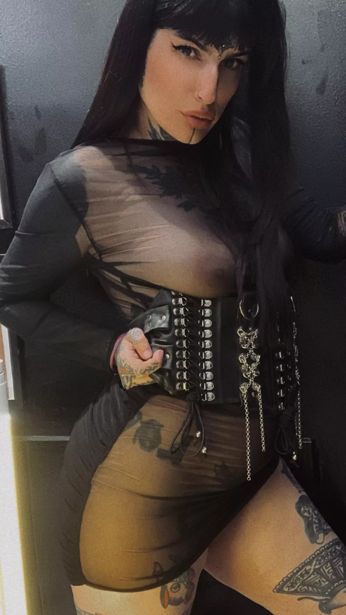 Its time to lick my leather corset posted by gotike