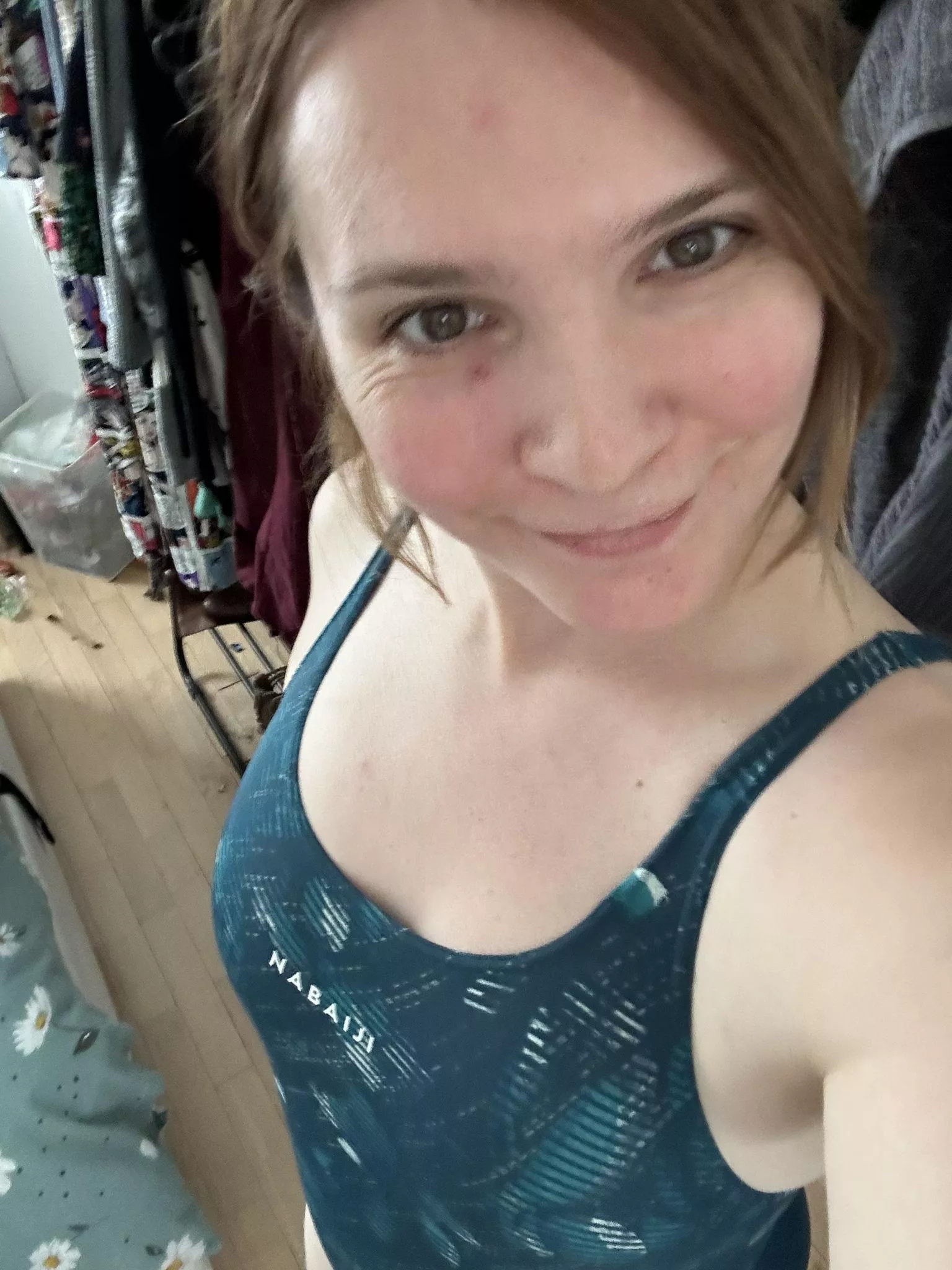 Just my little cute green one piece! posted by hoteluniformgolfs