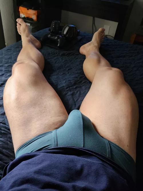 Kick back, relax, and make me happy. by CornfedFreddy