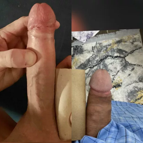 Me(left) vs. u/second-account-115 compared 😁 Really puts it into perspective - nearly double by Low-Fox-3366