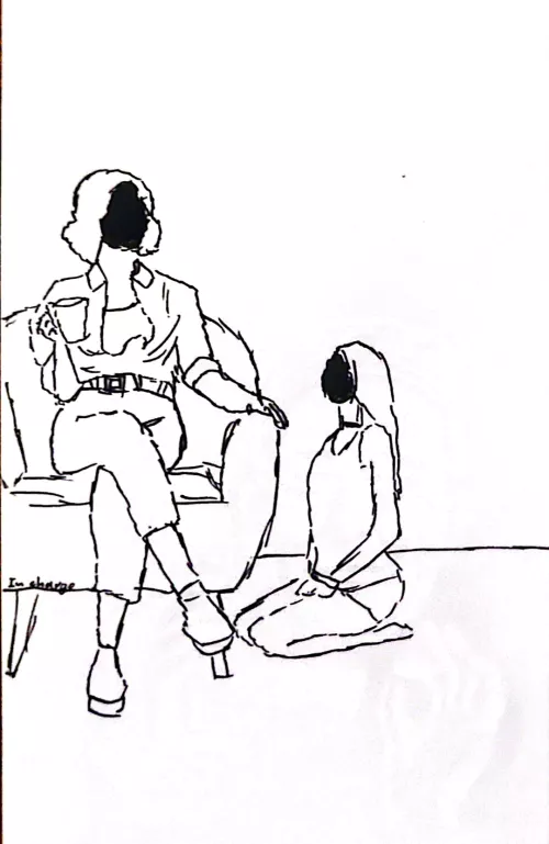 My first attempt at drawing something like this 👉👈 by pinkheartglasses4all