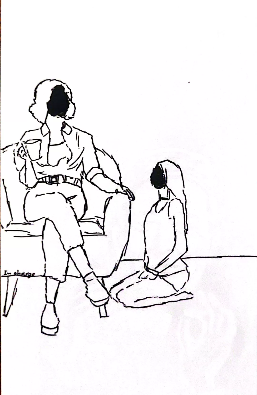 My first attempt at drawing something like this 👉👈 posted by pinkheartglasses4all