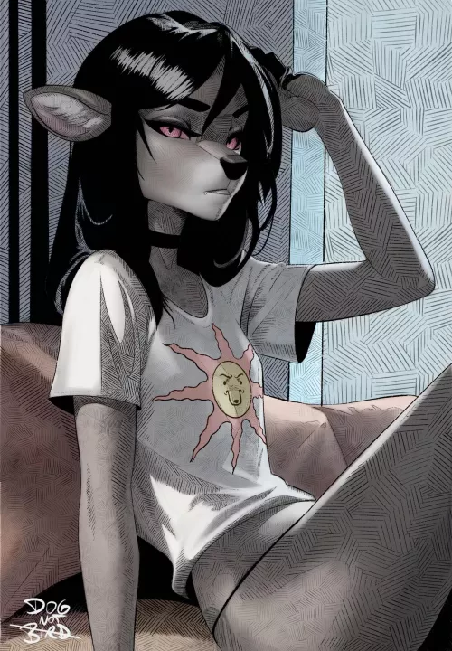 Praise the Sun! - [my OC] [DogNotBird] by mangoffoxx