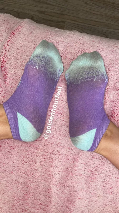 Ready for you to smell them😈 [selling] by goldenhourfeet