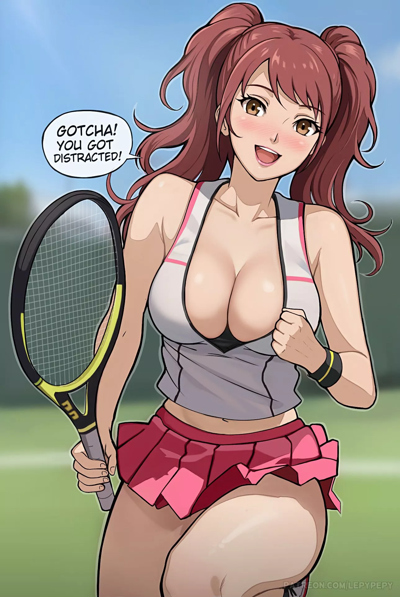 Rise playing tennis (LepyPepy) posted by redsetor