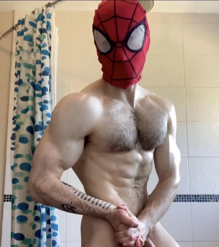 Spidey is ready to be towelled down posted by J-Harker