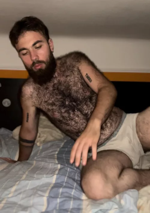 The hair is covering my nipples by GreekOlympicGod