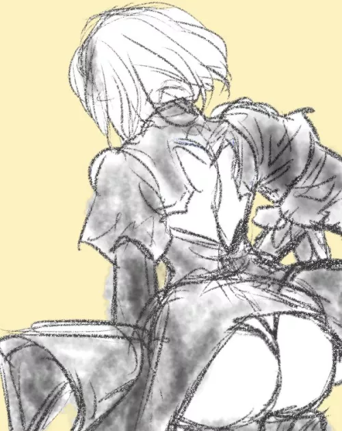 Thx Nikke for letting us see this shaking ass lmao (art by mugencats) by leahmyluv