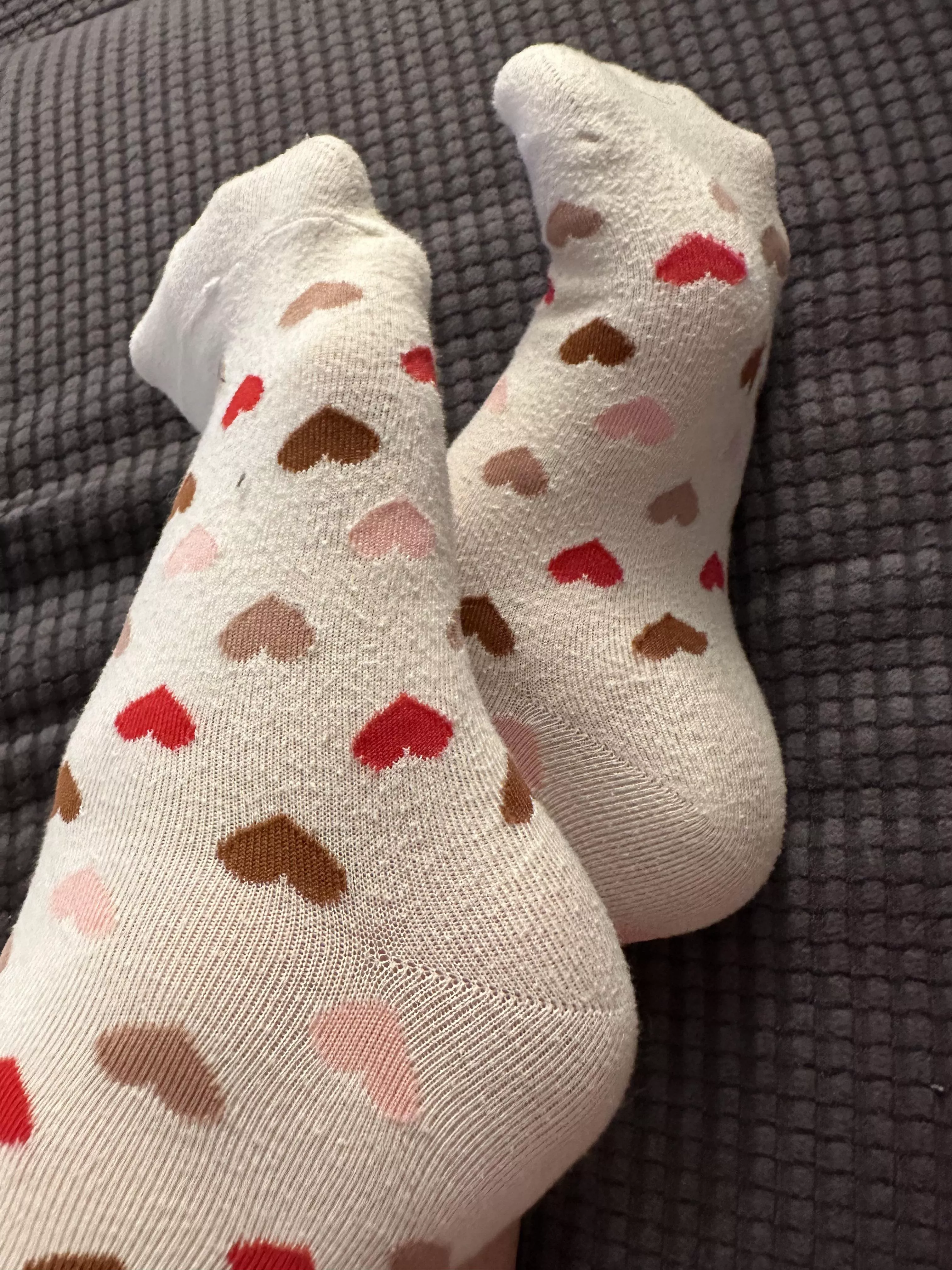 Want to kiss 💋 my heart socks? ❤️ (F) posted by CupcakeTootsie