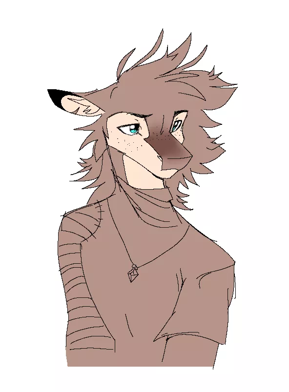What's he upset about? -art by me posted by animablu