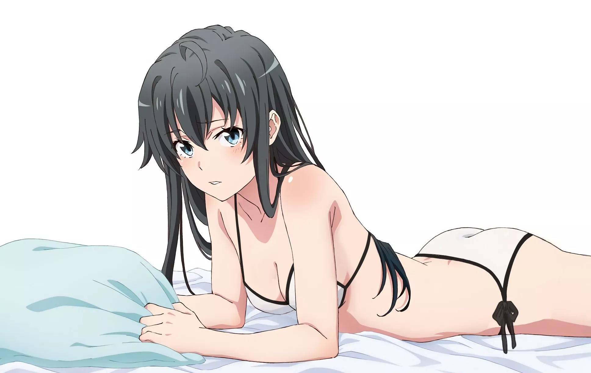 White bikini Yukino Yukinoshita (Oregairu) posted by SerTapsaHenrick