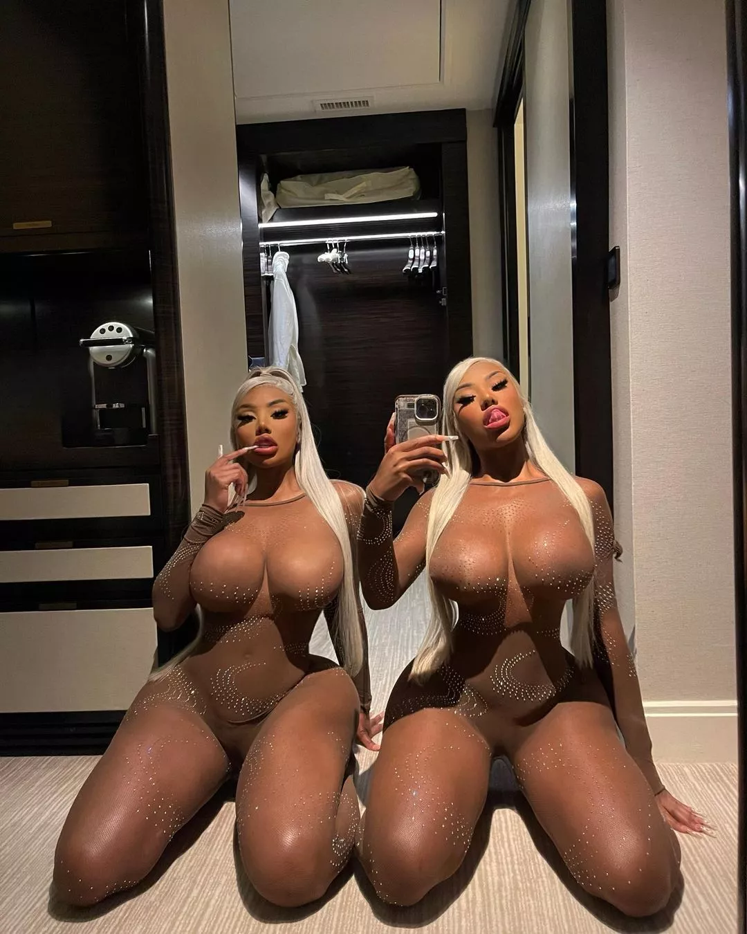 Bimbo twins posted by Bimbolover_