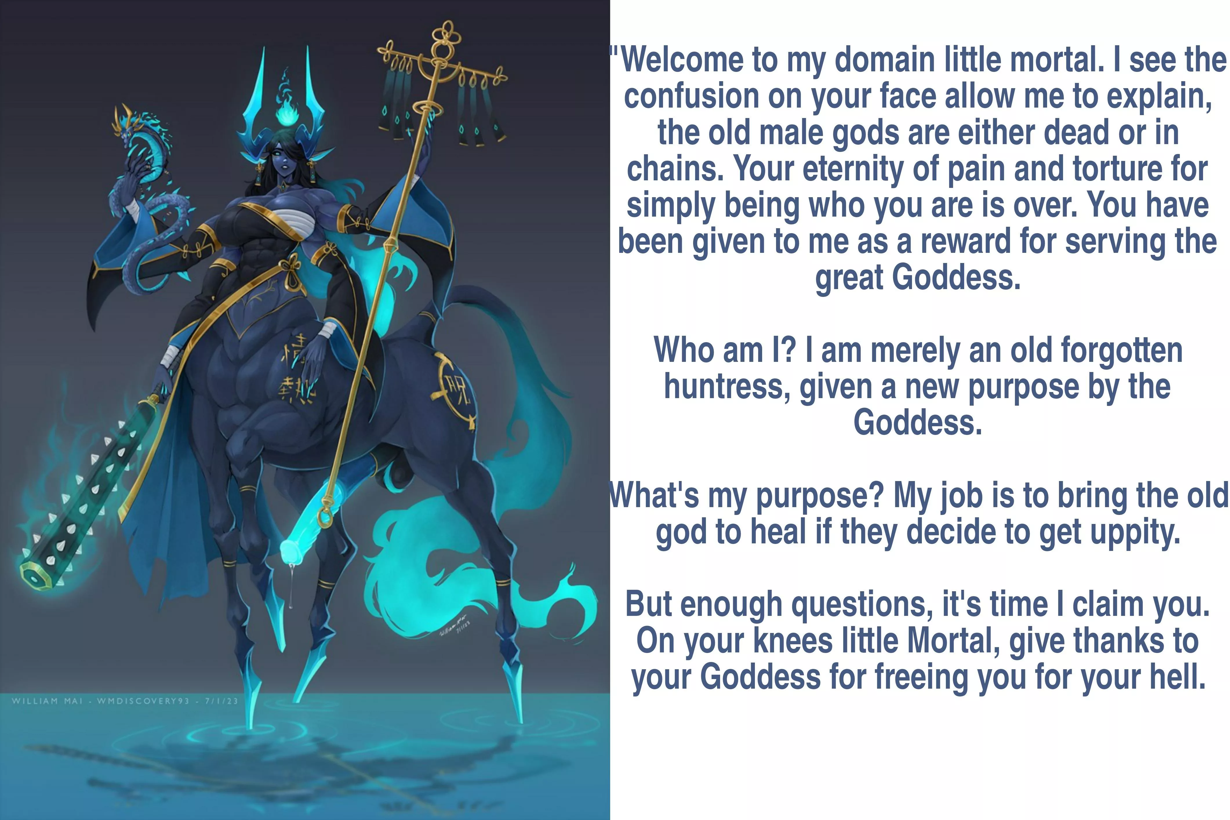 Changing of the guard (centuar) (horse cock) posted by Brycebattlep