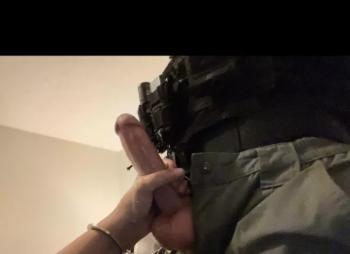 Cuffed someone to the other end finally by OfficerDom_