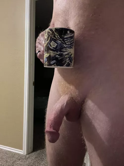 Cup of coffee and a mouthful of cock by oviate1