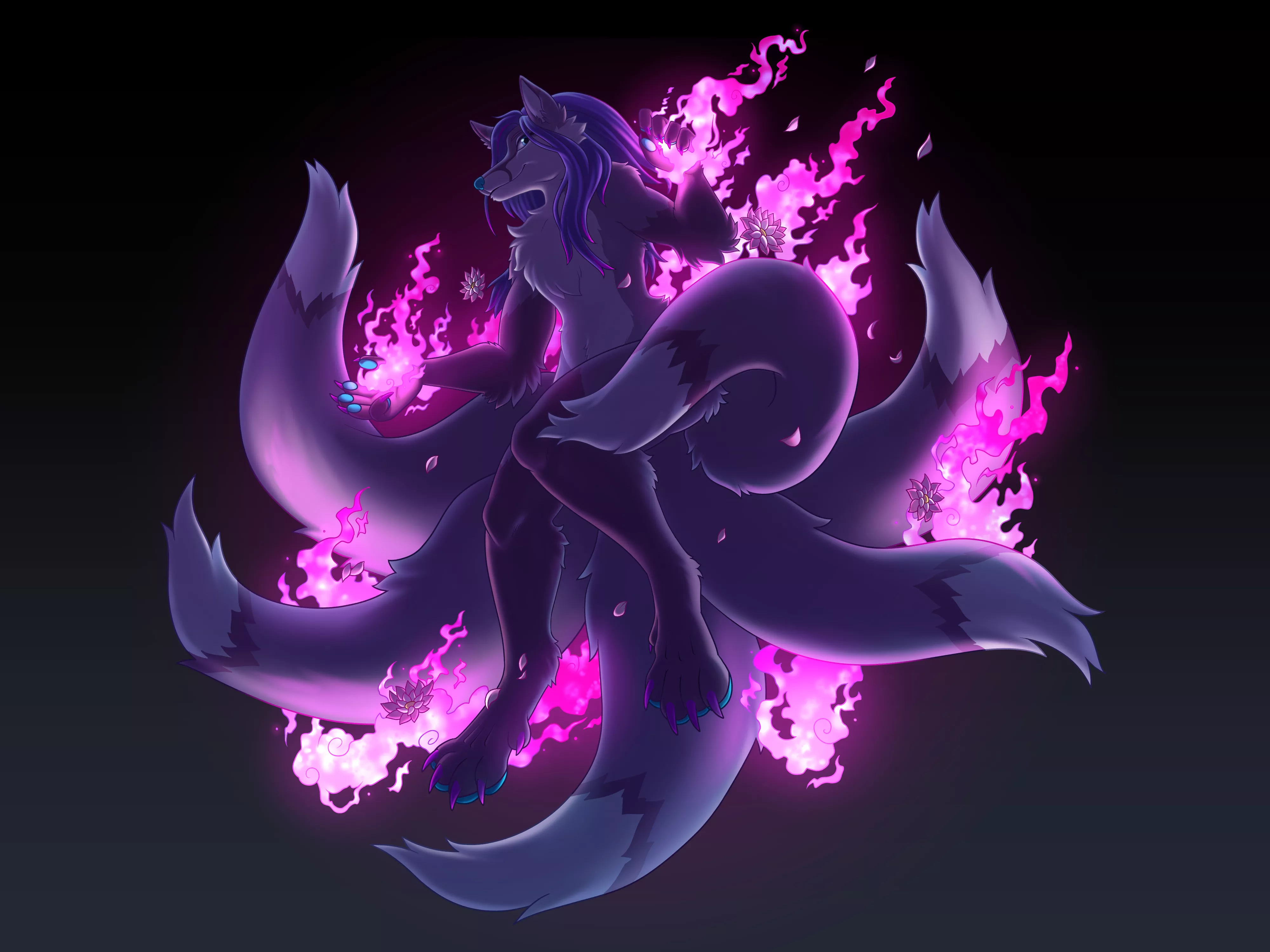 Fox Fire [Commission by me] posted by kknk