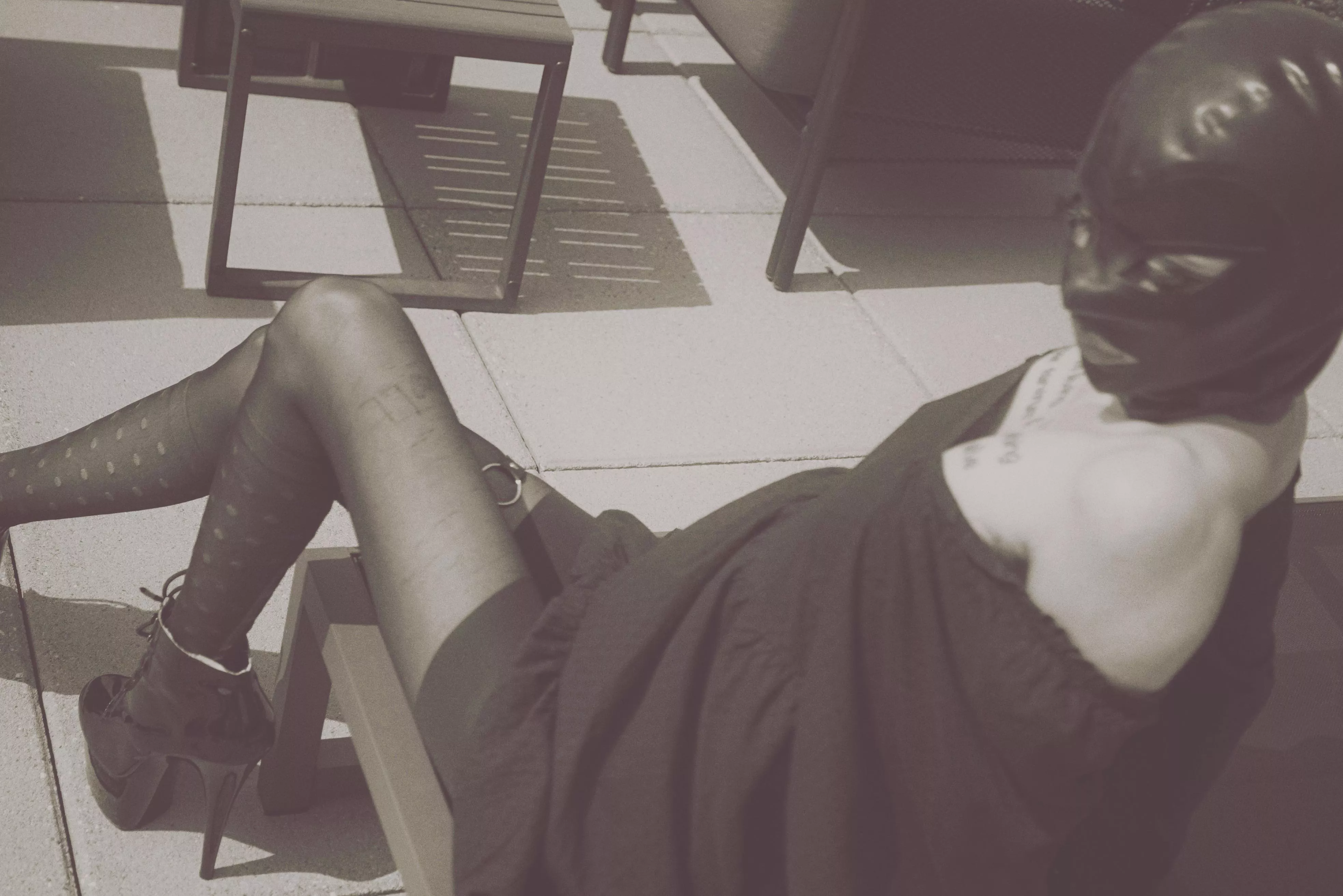 Got to try latex hoods today! posted by girrlgonerogue