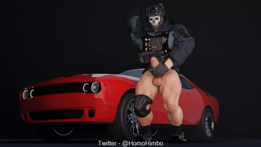 Here's a SEXY Ghost render - from an amateur animator :) (Twitter @homohimbo for more) by homohimbo_
