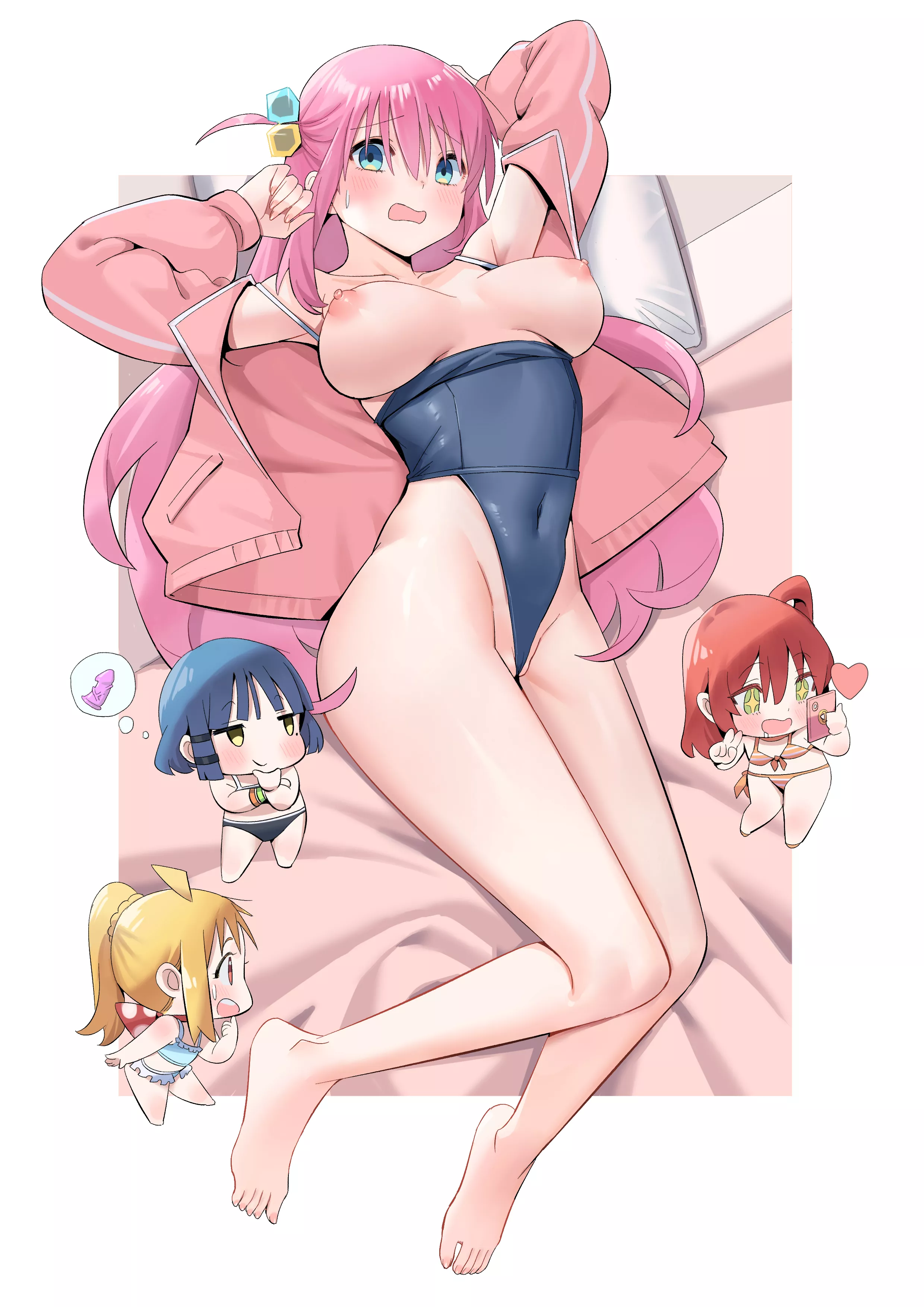 Hitori in Swimsuit posted by Heards_