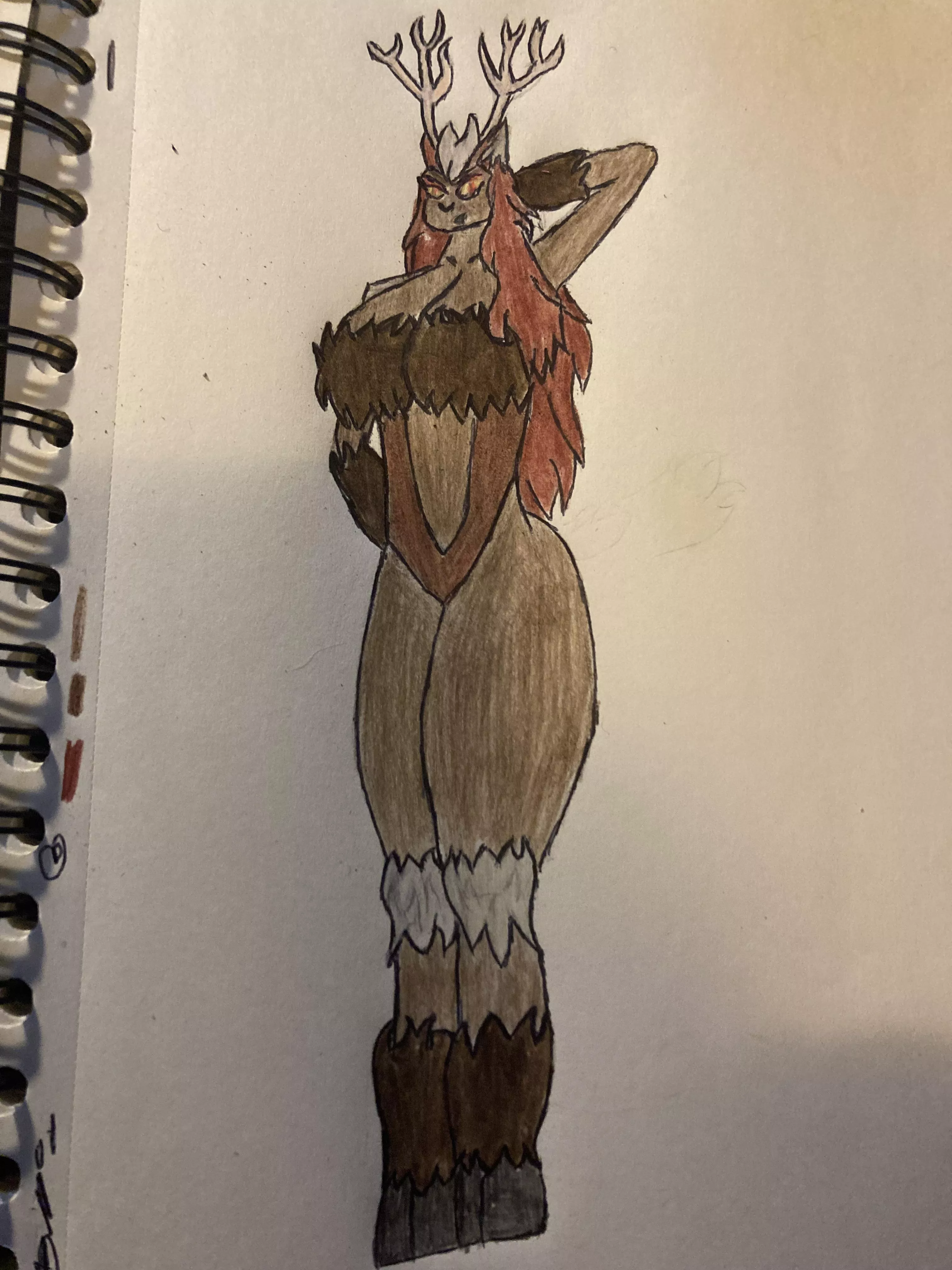 {image} Decided to get back in the drawing and made a pred oc, any feed back? (Freya the deer) posted by YourBoyKnox