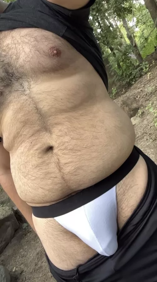 Jockstrap on a run was looking too good not to share by throwawaydickaway