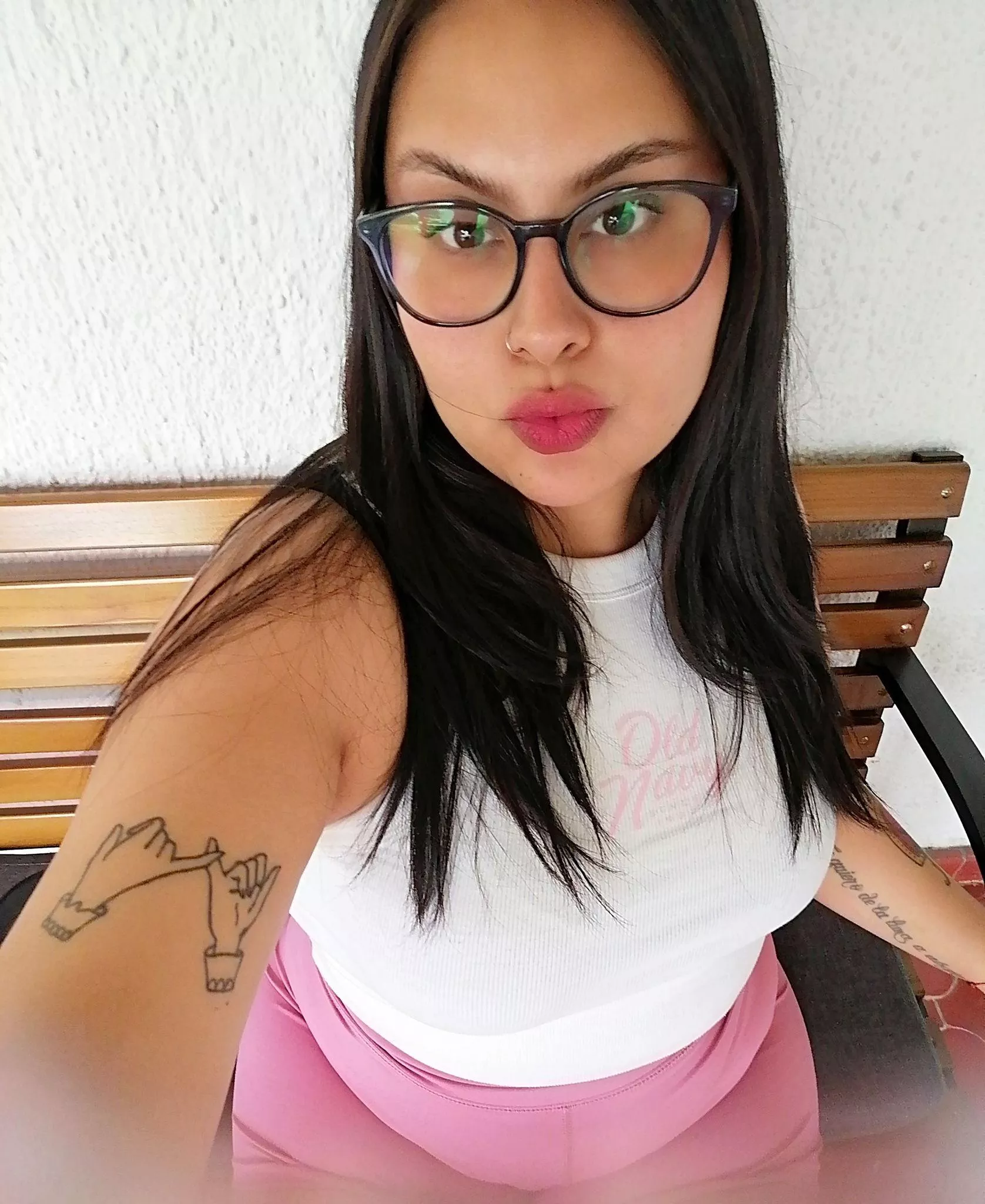 Just a Latina in glasses enjoying the day posted by puzzlingloon