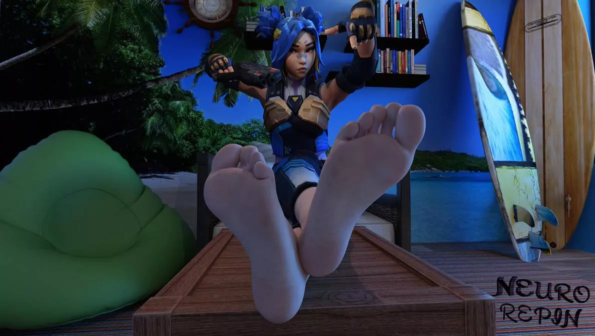 Neon 💜 [Valorant] (neurorepin) posted by neurorepin