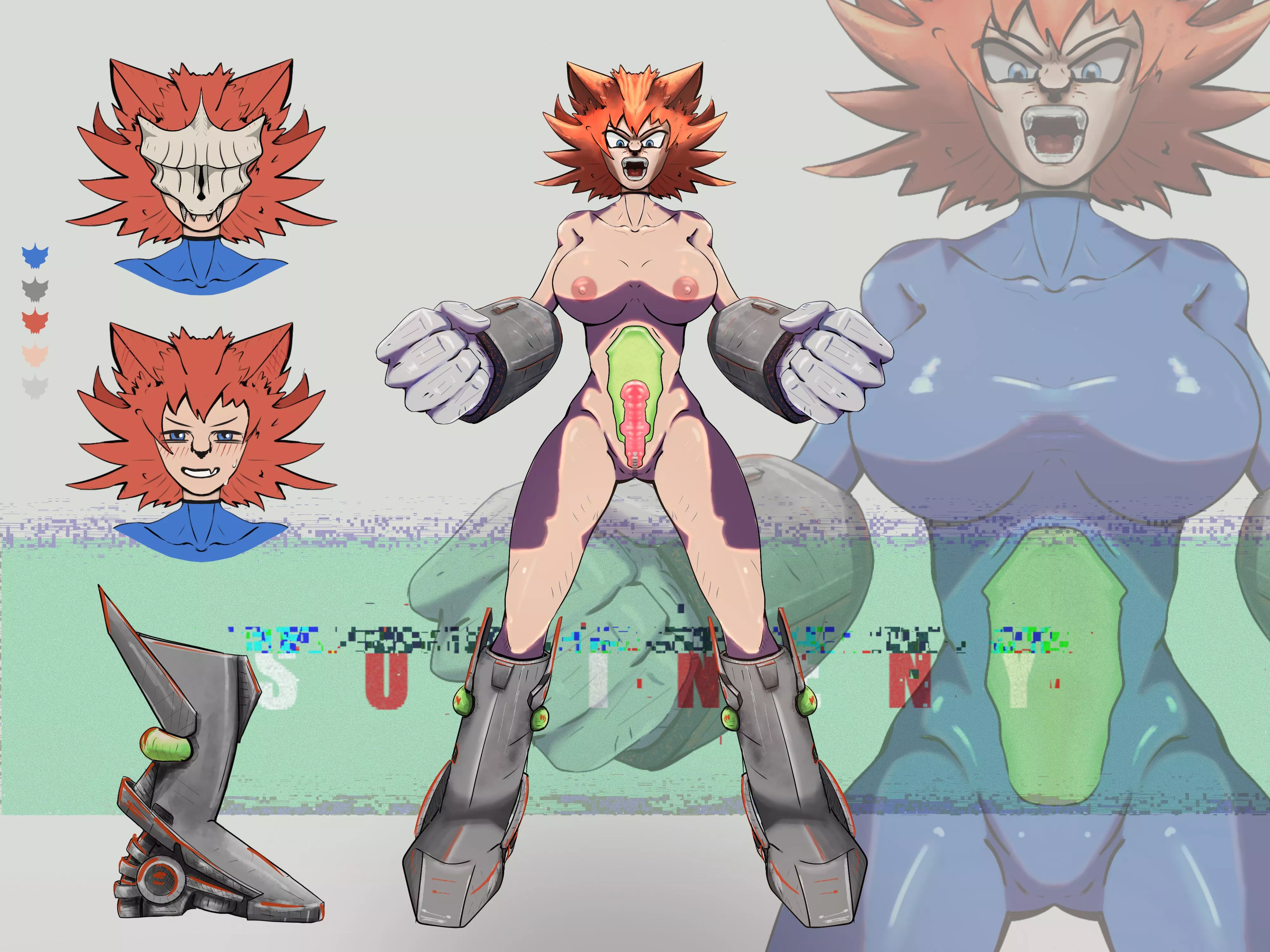 OC I made based on saiyan race (sukineny) posted by Sukineny