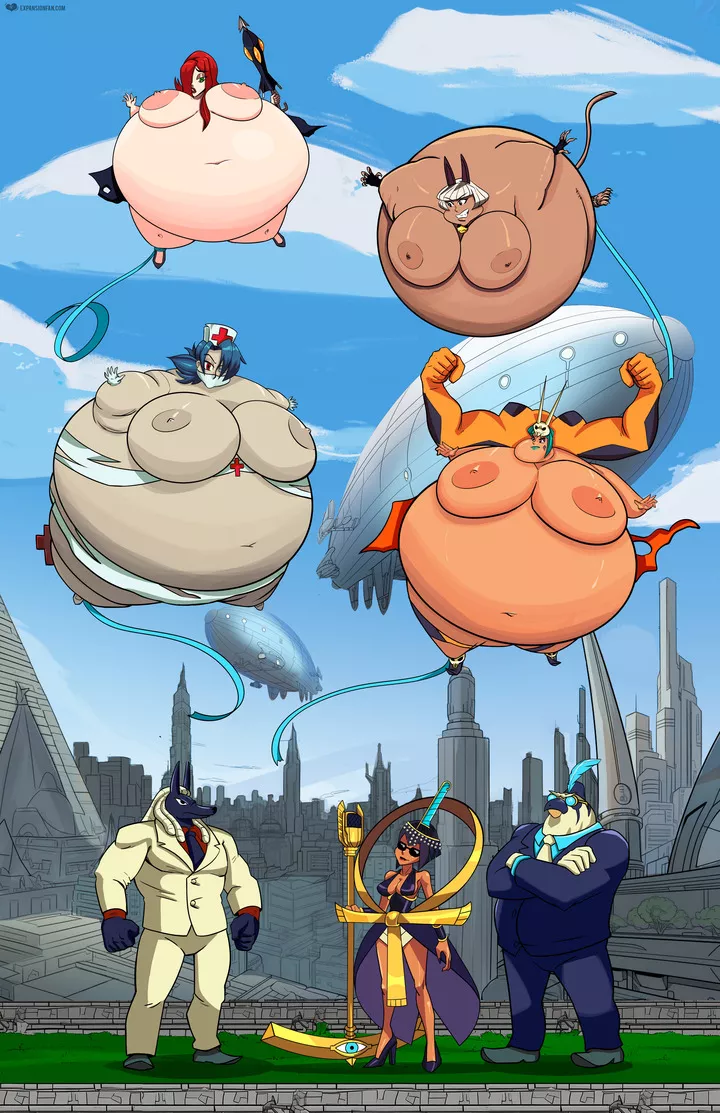 Very Full-Bodied! (BE, body expansion, inflation, clothes ripping) posted by Cezar_Nix